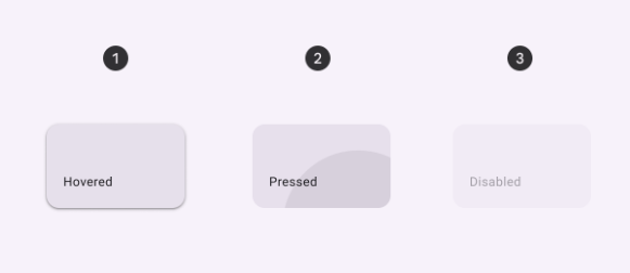 Card states