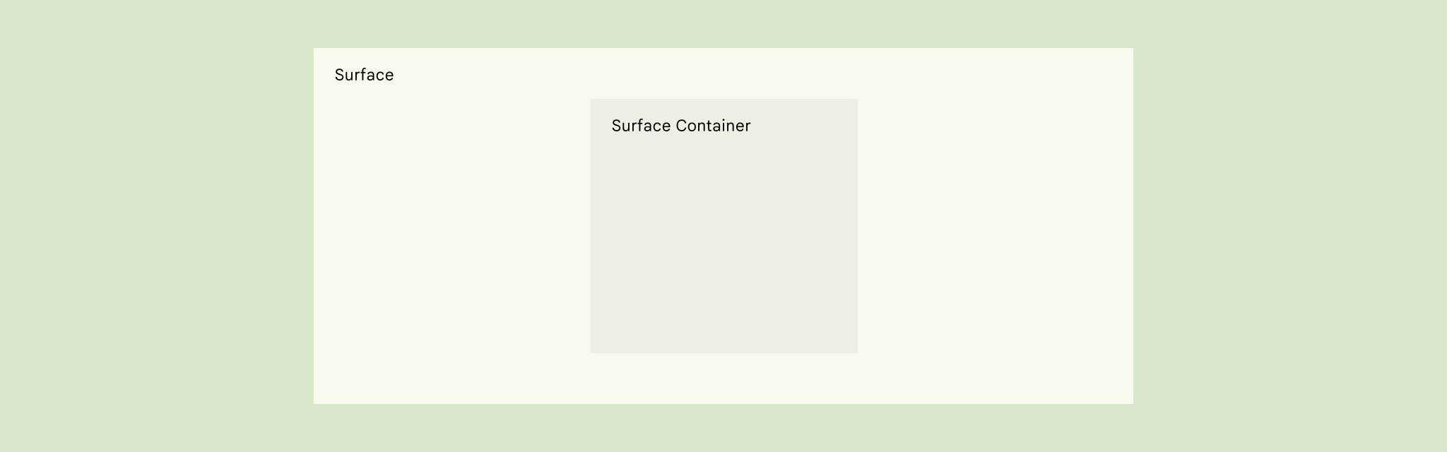 Surface container