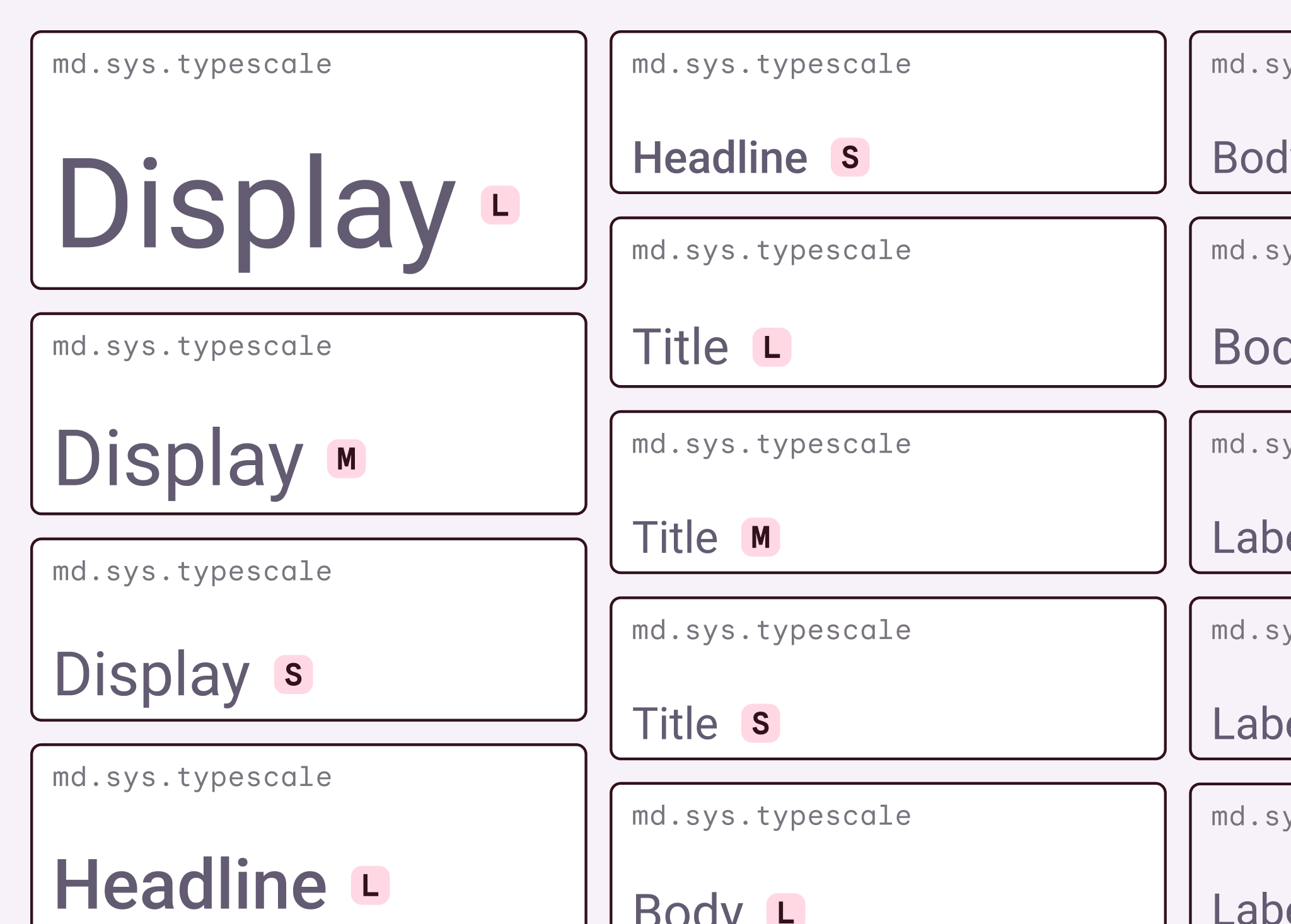 Typescales